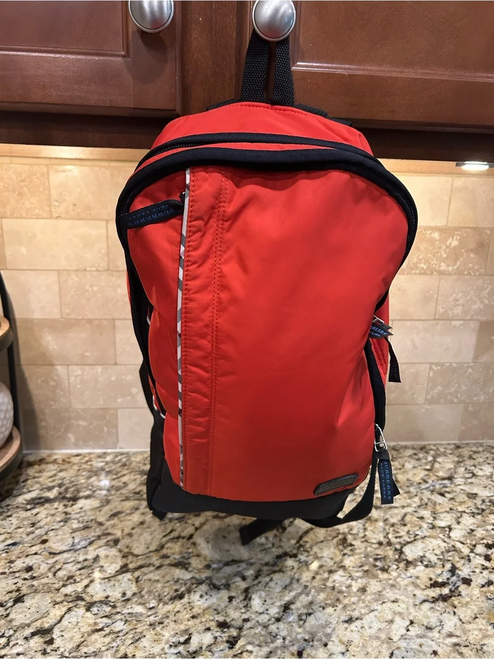 Burberry Orange (blue label) Backpack